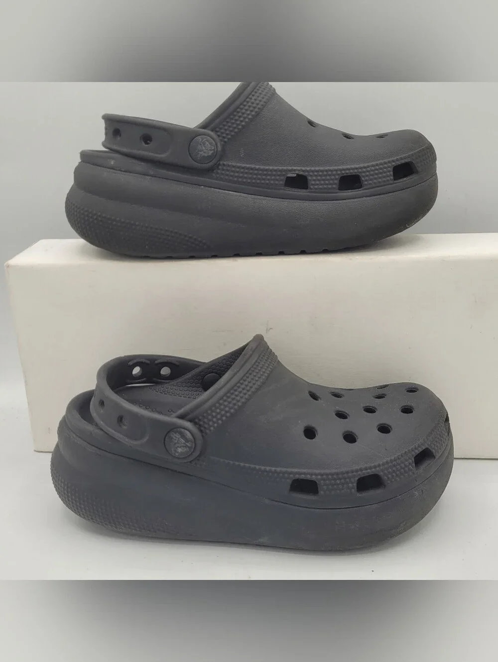 Crocs Black Platform Clogs Size 13
